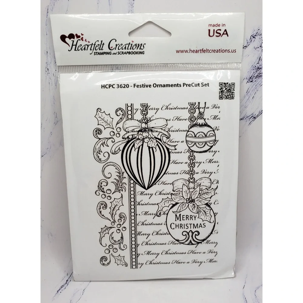 Heartfelt Creations Holiday Christmas HCPC 3620 Festive Ornaments